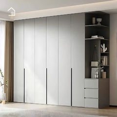 DAI, TQA_006, Tủ quần áo phong cách hiện đại, 200xR60xC240cm, Nội thất Nhà trên cao