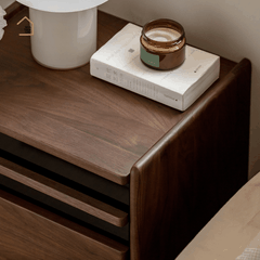 LIM, Tủ đầu giường trang trí nhỏ gọn, TDG_008, 45x35x55cm, Plywood phủ Veneer, Nội thất Nhà trên cao