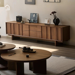 KIMI, Kệ tivi phong cách hiện đại, TTV_085, 180x40x57cm, Plywood Phủ Veneer, Nội thất Nhà Trên Cao