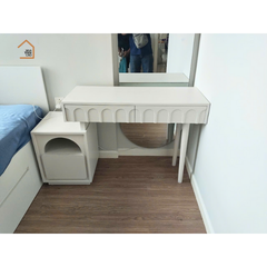 LAYLA, Bàn trang điểm nhỏ gọn hiện đại, BTD_006, 100x40x75cm, MDF phủ sơn 2K, Nội thất Nhà Trên Cao
