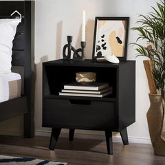 NARA, Tủ đầu giường phong cách Scandinavian, TDG_003, 50x40x55cm, Nội thất Nhà Trên Cao