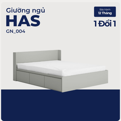 HAS, Giường ngủ 3 hộc tủ kéo, GN_004, 200x160x35cm, Nội thất Nhà Trên Cao
