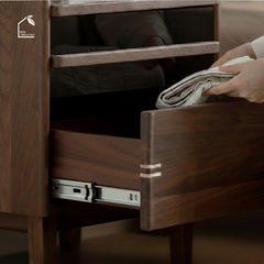 HONA, TDG_008, Tủ đầu giường trang trí nhỏ gọn, 45x35x55cm, Plywood phủ Veneer, Nội thất Nhà trên cao