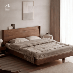 SOLIN, GN_016, Giường ngủ phong cách tối giản, 200x160x100cm, Nội thất Nhà trên cao