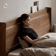 SOLIN, GN_016, Giường ngủ phong cách tối giản, 200x160x100cm, Nội thất Nhà trên cao