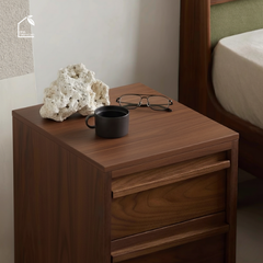 LINEA, TDG_010, Tủ đầu giường sang trọng, 45x40x50cm, Plywood phủ Veneer, Nội thất Nhà trên cao