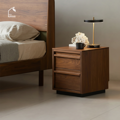 LINEA, TDG_010, Tủ đầu giường sang trọng, 45x40x50cm, Plywood phủ Veneer, Nội thất Nhà trên cao