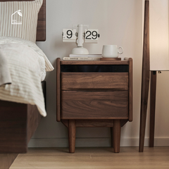 SERI, TDG_011, Tủ Đầu Giường Nhỏ Gọn Tiện Dụng, 40x40x50cm, Gỗ Plywood Phủ Veneer, Nội Thất Nhà Trên Cao