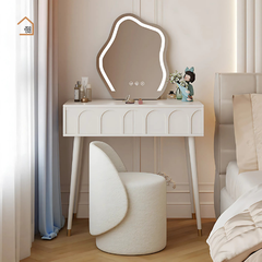 ABIGAL, Bàn trang điểm nhỏ gọn hiện đại, BTD_011, 100x40x75cm, MDF phủ sơn 2K, Nội thất Nhà Trên Cao