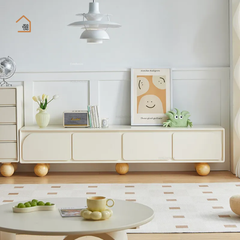 ANN, Kệ tivi phong cách Japandi hiện đại, TTV_028, 180x40x50cm, MDF phủ sơn 2K, Nội thất Nhà Trên Cao