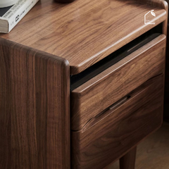 SERI, TDG_011, Tủ Đầu Giường Nhỏ Gọn Tiện Dụng, 40x40x50cm, Gỗ Plywood Phủ Veneer, Nội Thất Nhà Trên Cao