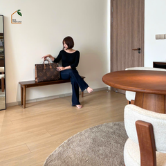 HONA, GB_001, ghế băng tiện ích phong cách cổ điển, 130x30x43cm, Plywood phủ veneer, Nội thất Nhà trên cao