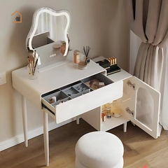 OBELIA, BTD_014, Bàn trang điểm hiện đại, 120x40x75cm, MDF phủ sơn 2K, Nội thất Nhà Trên Cao