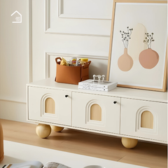 BELL, Kệ tivi phong cách Japandi hiện đại, TTV_032, 180x40x50cm, MDF phủ sơn 2K, Nội thất Nhà Trên Cao