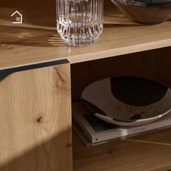 RIA, Tủ lưu trữ phong cách hiện đại, TLT_057, 80x40x180cm, Gỗ MDF phủ Melamine, Nội thất Nhà trên cao