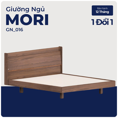 MORI, Giường ngủ phong cách Japandi tối giản, GN_016, 200x160x100cm, Nội thất Nhà trên cao