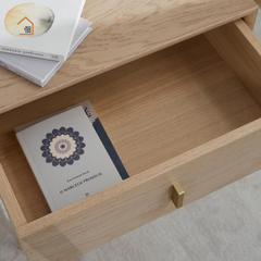 DADA, Tủ đầu giường 1 ngăn kéo, TDG_005, 42x35x60cm, Plywood phủ sơn 2K, Nội thất Nhà Trên Cao