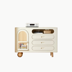 BRUNA, TLT_054, Tủ lưu trữ phong cách hiện đại, 100x40x80cm, Gỗ MDF phủ sơn 2K, Nội thất Nhà trên cao