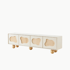 BRUNA, TTV_035, Kệ tivi phong cách Japandi hiện đại,  MDF phủ sơn 2K, 180x40x50cm, Nội thất Nhà Trên Cao