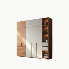 BRUNO, TQA_002, Tủ quần áo hiện đại sang trọng, 240x60x200cm, Nội thất Nhà trên cao