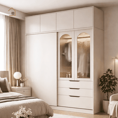 WEYS, TQA_035, Tủ quần áo phong cách hiện đại thanh lịch, 160x60x210cm, Nội thất Nhà trên cao