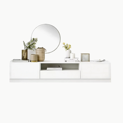 DARIA, TTV_050, Kệ tivi phong cách Scandinavian, 180x40x45cm, MDF phủ sơn 2K, Nội thất Nhà Trên Cao