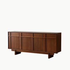 LINEA, TLT_087, Tủ lưu trữ phong cách tối giản hiện đại, 160x40x80cm, Gỗ Plywood phủ Veneer, Nội thất Nhà trên cao