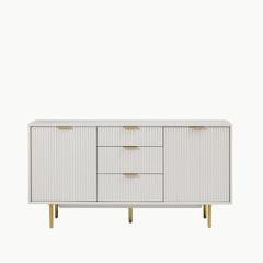 NANCY, TLT_053, Tủ lưu trữ phong cách hiện đại tối giản, 120x40x80cm, Gỗ MDF phủ sơn 2K, Nội thất Nhà trên cao