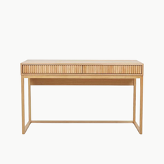 SIBYL, BLV_012, Bàn làm việc sang trọng hiện đại, 120x40x75cm, Gỗ cao su phủ Veneer, Nội thất Nhà Trên Cao