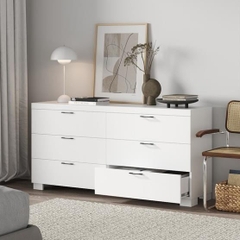 ENRI, Tủ lưu trữ đồ dùng 3 tầng 6 ngăn kéo, CAB_348, 156x40x76cm, Nội thất Nhà trên cao