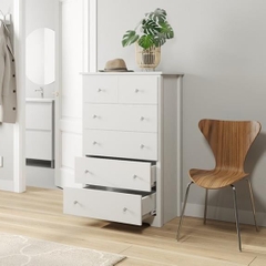 AVILANTE, Tủ đựng đồ dùng 5 tầng 6 ngăn kéo, CAB_324, 74x40x115cm, Nội thất Nhà trên cao