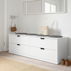 BANODAL, Tủ đựng đồ lưu trữ 4 ngăn kéo, CAB_024, 160x47x53cm, Nội thất Nhà trên cao