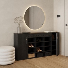 ESTELLIA, Tủ, kệ giày, SCA_005, 150x32x75cm, Nội thất Nhà trên cao