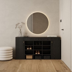 ESTELLIA, Tủ, kệ giày, SCA_005, 150x32x75cm, Nội thất Nhà trên cao