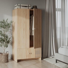 RASU, Tủ quần áo phong cách hiện đại, WAR_045, 90x60x180cm, tủ đựng quần áo Nhà trên cao