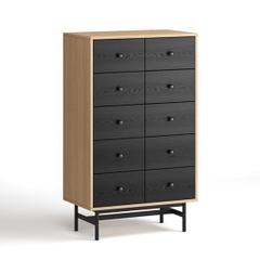 CHOBE, Tủ lưu trữ, tủ trưng bày, CAB_099, 70x40x118cm, Nội thất Nhà trên cao
