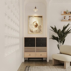 CHOCHO, Tủ lưu trữ, Tủ đựng đồ, CAB_124, 90x40x98cm, Nội thất Nhà trên cao