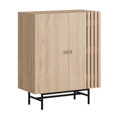 RASU, Tủ lưu trữ đồ dùng 2 cánh mở, CAB_301, 80x40x100cm, Nội thất Nhà trên cao