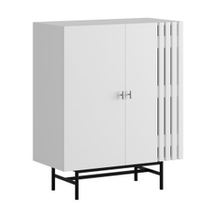 RASU, Tủ lưu trữ đồ dùng 2 cánh mở, CAB_301, 80x40x100cm, Nội thất Nhà trên cao
