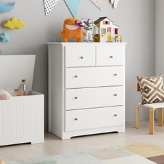 AVILANTE, Tủ đựng đồ dùng 4 tầng 5 ngăn kéo, CAB_354, 74x40x94cm, Nội thất Nhà trên cao
