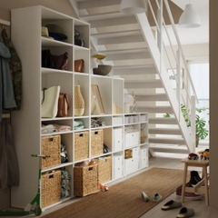 SOSA, COMBO 2 Kệ sách 6 tầng 2 gian, DSH_085, 190x37x200cm, Nội thất Nhà trên cao