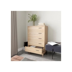FLYNN, Tủ 5 tầng phong cách Bắc Âu, CAB_338, 84x46x124cm, Nội thất Nhà trên cao