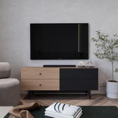 CORO, Kệ tivi, kệ để đồ, TVC_037, 140x40x58cm, Nội thất Nhà trên cao