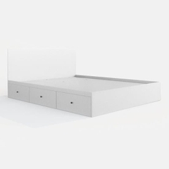 JESSIE, Giường ngủ 3 hộc tủ kéo phong cách hiện đại, BFR_015, 203x80cm, Nội thất Nhà trên cao