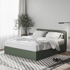 JESSIE, Giường ngủ 3 hộc tủ kéo phong cách hiện đại, BFR_015, 203x80cm, Nội thất Nhà trên cao