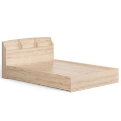 WINDEE, Giường ngủ 4 ngăn tủ kéo kèm kệ đầu giường, BFR_041, 217x82cm, Nội thất Nhà trên cao