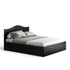 WILY, Giường ngủ 2 hộc tủ kéo, BFR_037, 205x100cm, Nội thất Nhà trên cao