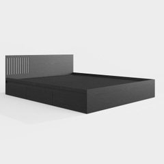 RASU, Giường ngủ 3 hộc tủ kéo, BFR_022, 203x70cm, Nội thất Nhà trên cao