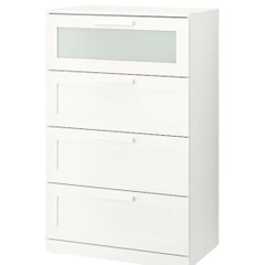 KAYLE, Tủ đựng đồ dùng tân cổ điển 4 ngăn, CAB_175, 78x46x124cm, Nội thất Nhà trên cao