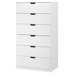 BANODAL, Tủ đựng đồ lưu trữ 6 tầng, CAB_033, 80x47x143cm, Nội thất Nhà trên cao